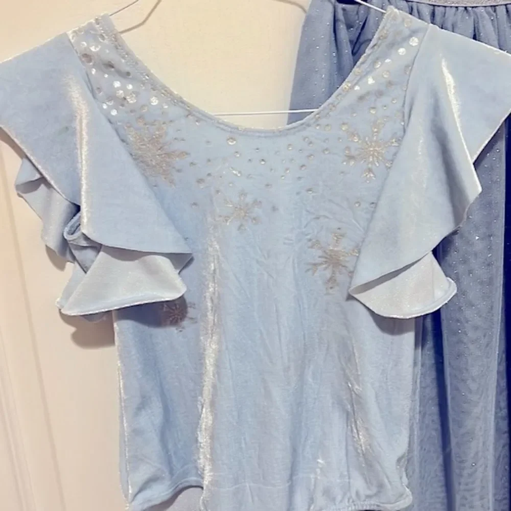 Disney Frozen II Elsa Costume Bodysuit and Long Skirt